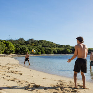 Barefoot Manta Island Resort - beach rugby
